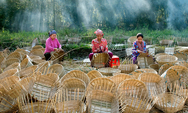 Artisanat du tricot des Khmers à Soc Trang