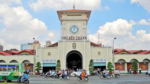 Porte sud du marché Ben Thanh