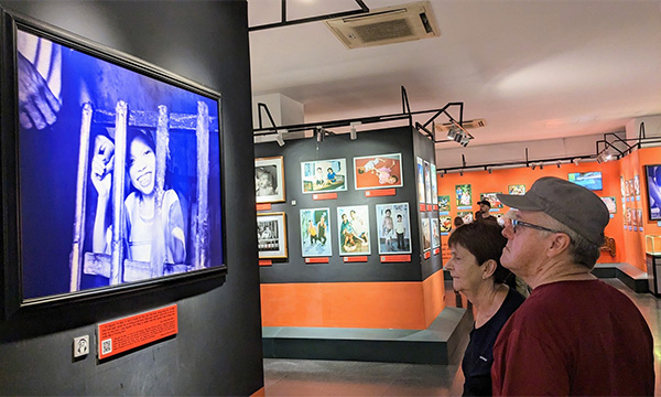 Documents du musée des vestiges de guerre à Ho Chi Minh-ville