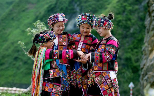 Ethnie Lolo à Lao Cai