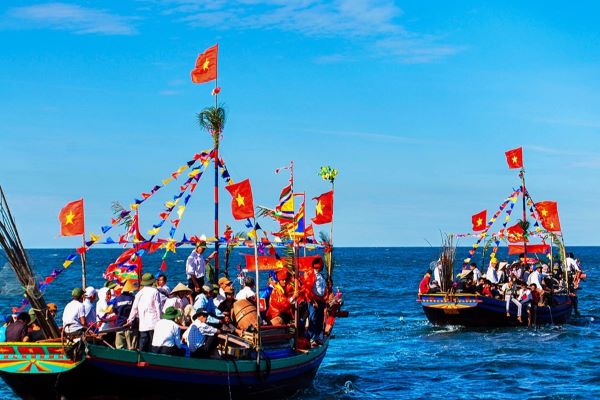 Fête de Cau Ngu à Nha Trang, Khanh Hoa, Vietnam
