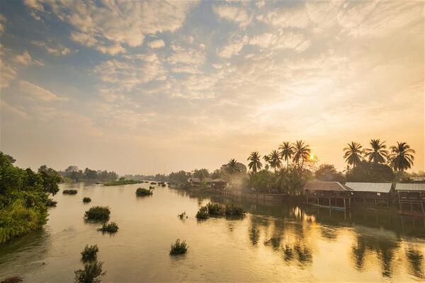 Fleuve du Mékong au Laos
