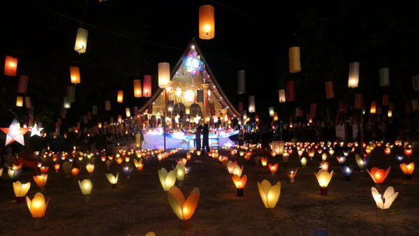 Lanternes au Festival des Lumières à Luang Prabang
