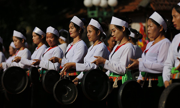 Fête de la culture Gong de l'ethnie Muong