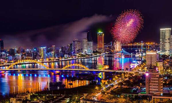 Feux d'artifice à Da Nang