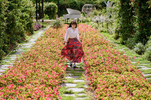 Jardin de fleurs du Café F