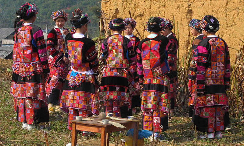 L'Ethnie Lolo à Ha Giang, Vietnam