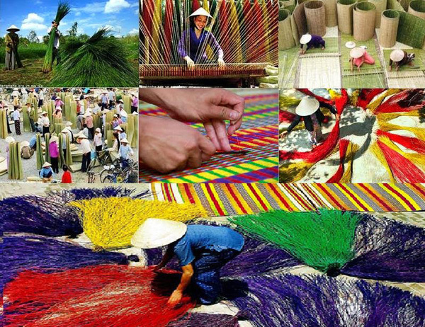 Le village de tissage de Cam Ne