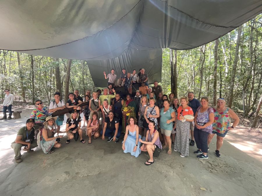 Cu Chi Tunnels.