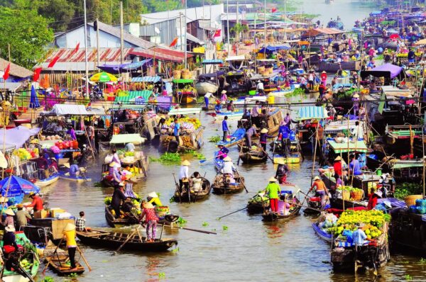 Marché flottant de Cai Rang