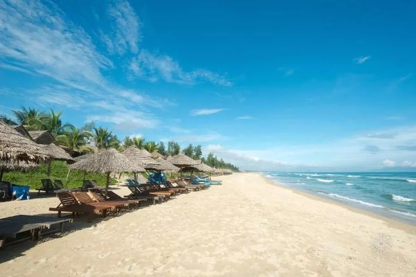 Plage d"An Bang à Hoi An, Vietnam