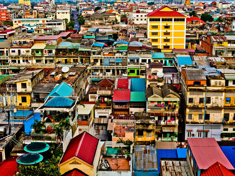 Phnom Penh vu d'en haut