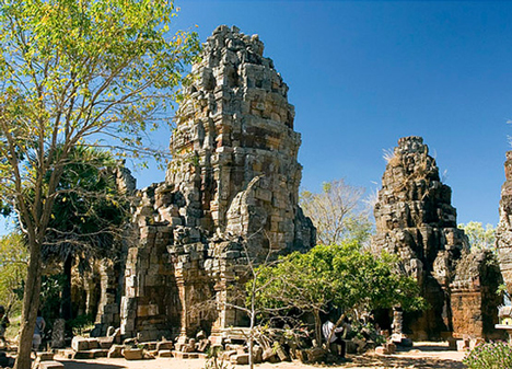 Le temple Phnom Banan à Battambang