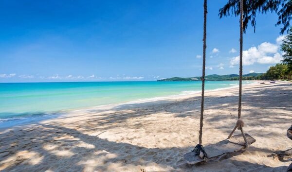 Plage de sable blanc à Phuket