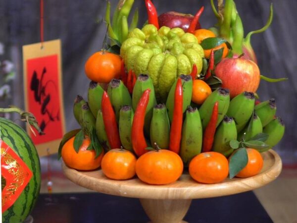 Plateau de cinq fruits