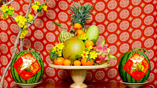 Plateau des cinq fruits au Vietnam