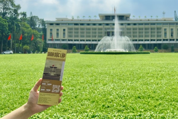 Billet d'entrée au Palais de la Réunification.