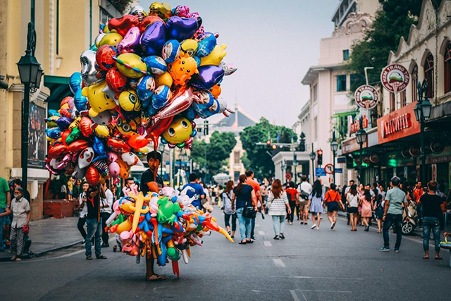Rue pietonne Hanoi