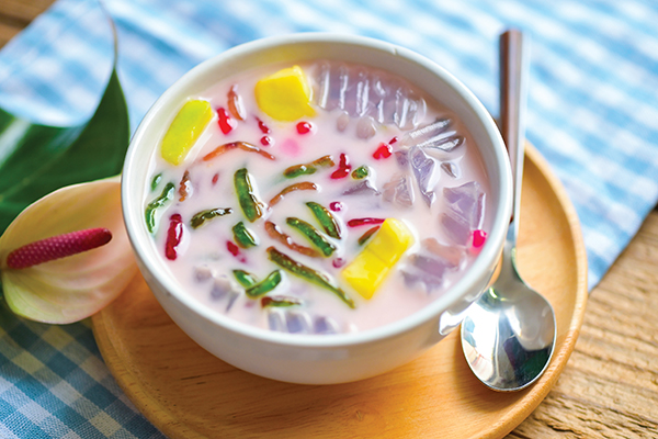 Soupe de fruit au lait de coco – Ruam Mit