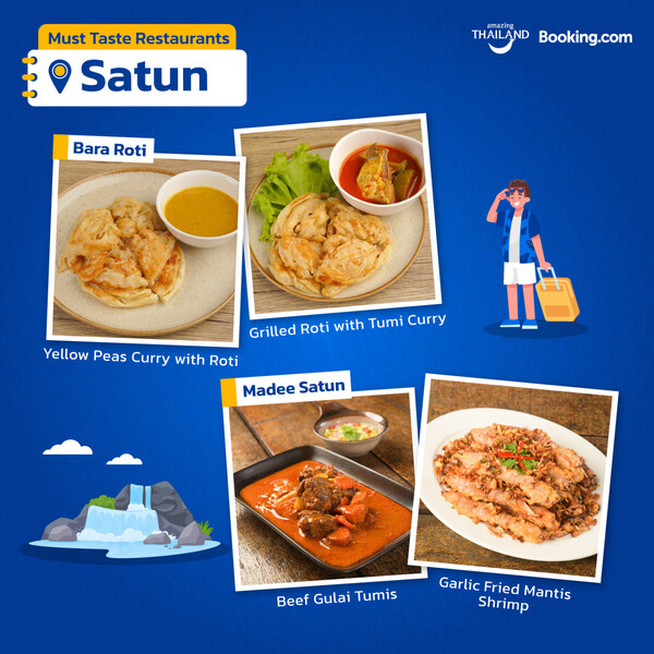 La cuisine de Satun est un savoureux mélange de traditions locales et d'influences des régions voisines.
