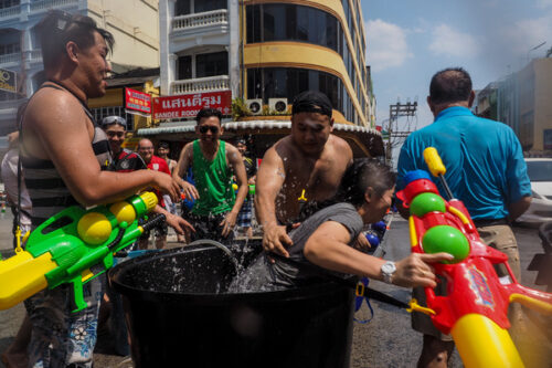 Festival Songkran en Thailande
