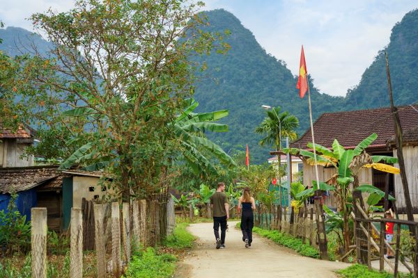 Village de Tan Hoa au Vietnam