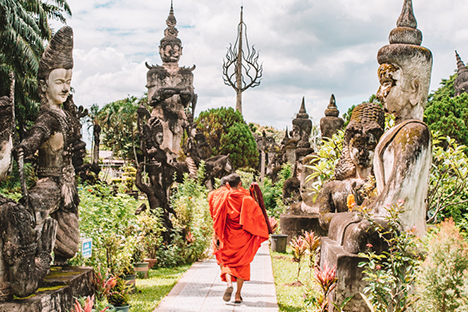 Le Parc du Bouddha à Vientiane