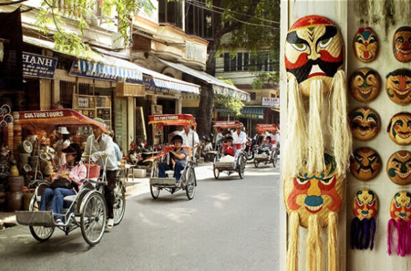 Vieux quartier à Hanoi